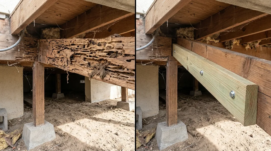 Why Modesto Homes Get So Much Dry Rot and Termite Damage — and What to Do About It
